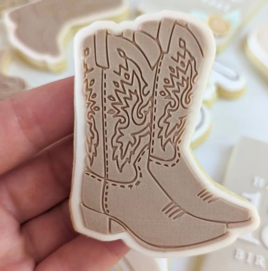 Cowgirl Boots w/ Cutter - Engrav3D