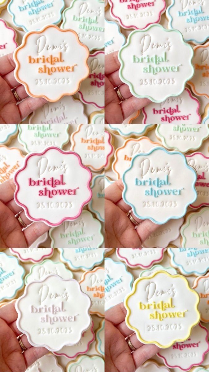 'Bridal Shower' w/ Wavy Circle Cutter - Engrav3D