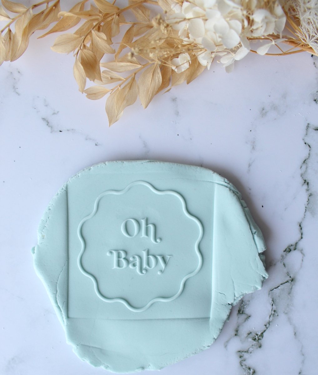 'Oh Baby' w/ Wavy circle cutter - Engrav3D